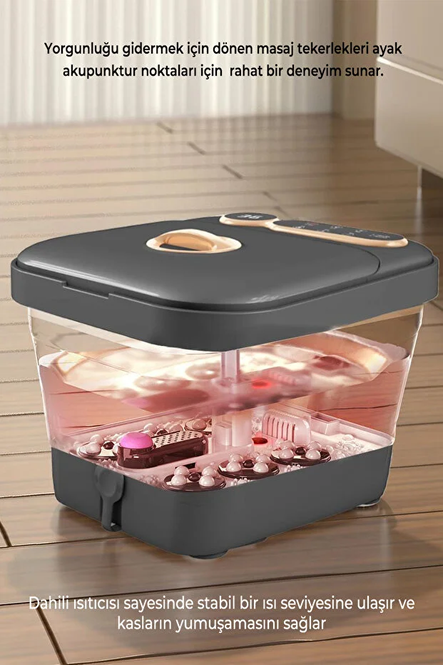 ROBO Motorlu Isıtıcılı Uzaktan Kumandalı Katlanır Ayak Masaj Ve Bakım Makinesi